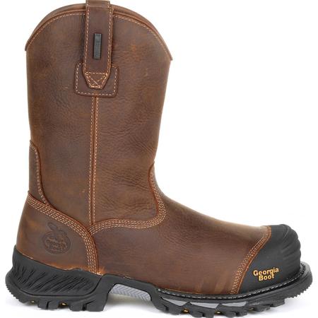 Georgia Boot Rumbler Composite Toe Waterproof Pull-on Work Boot, 8M GB00286